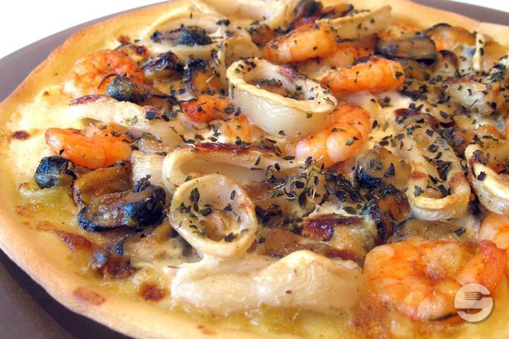 Pizza Crevettes - Arc en Ciel Pizza & Kebab
