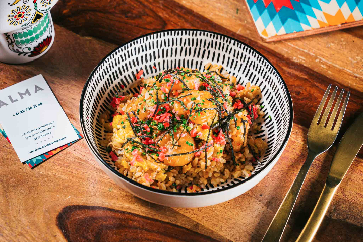 ARROZ CHAUFA DE MARISCO - Alma