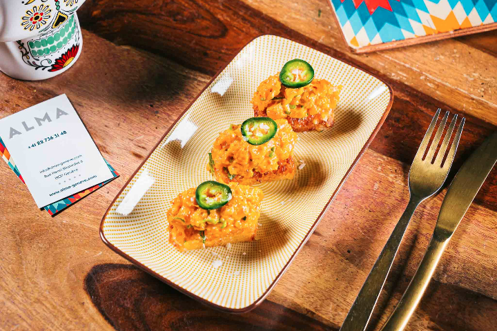 TRIO DE NIGIRI FRIT AU THON - Alma