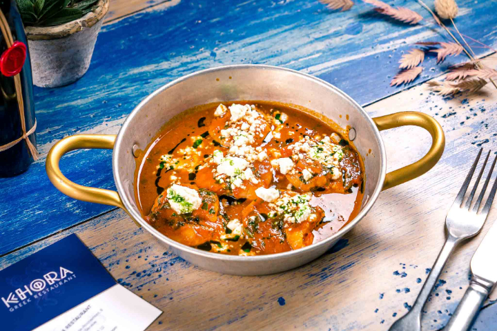 Garides saganaki - Khora