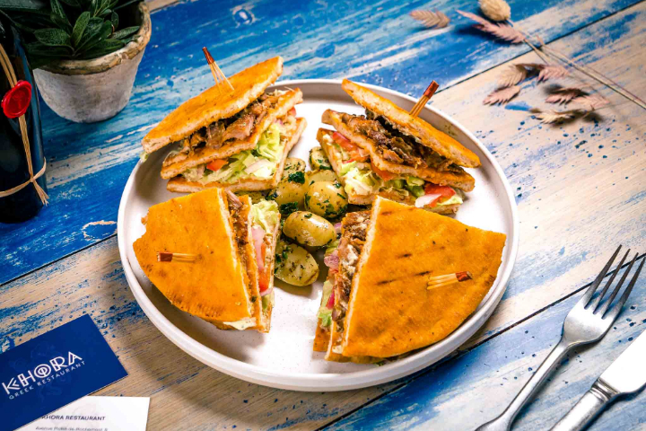 Mega Gyros Club - Veggie - Khora