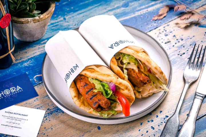 Souvlaki kebab (2 pièces) - Khora