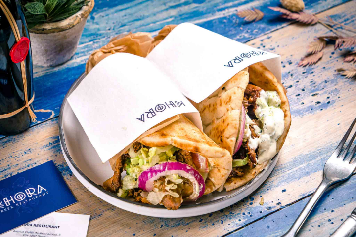 Souvlaki porc (2 pièces) - Khora
