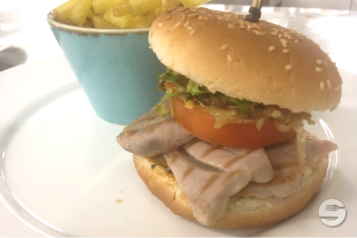 Burger de Thon - Restaurant le Coup de Soleil