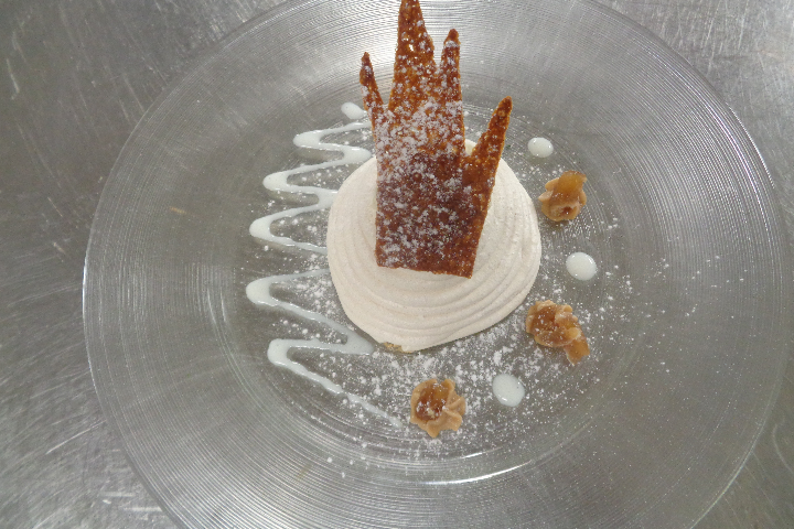 Mont Blanc glacé à la châtaigne revisité - Hôtel de la Paix