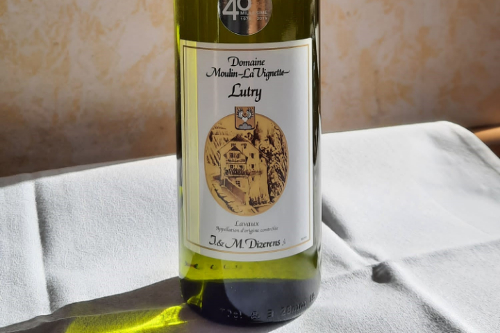 Vin Lutry blanc, Dizerens - Restaurant le Coup de Soleil
