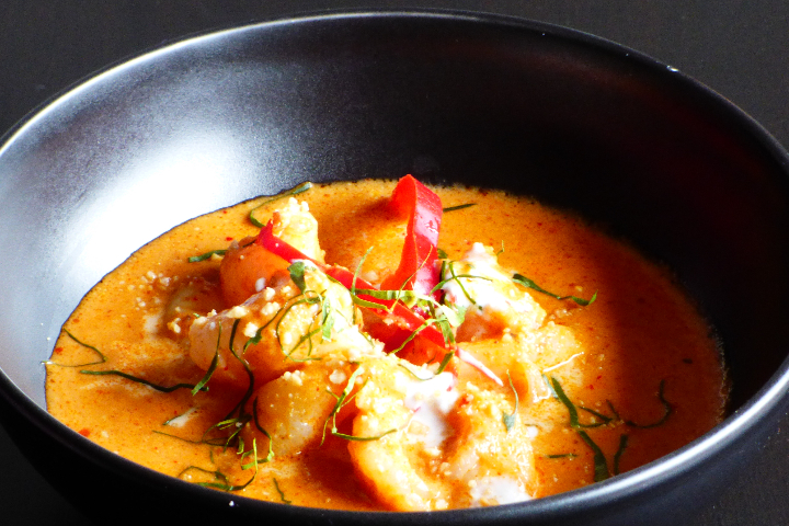 Crevettes curry Paneng - Silimonkol