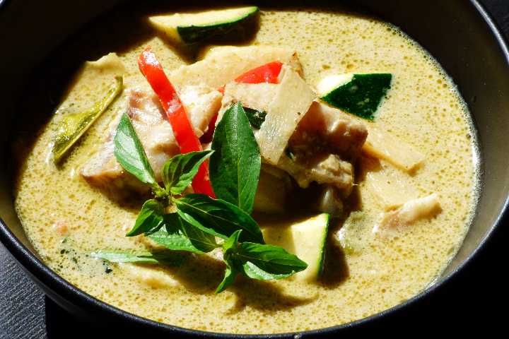 Poisson au curry vert - Silimonkol