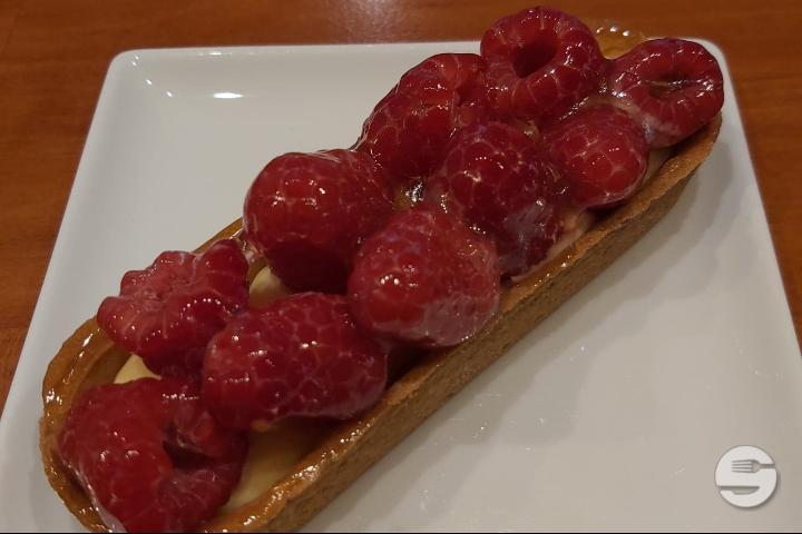 Tartelette aux framboises - Tea Room de Cressy