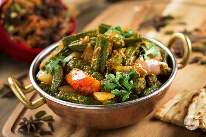 Bhindi Do Pyaza - Taj Restaurant Bern