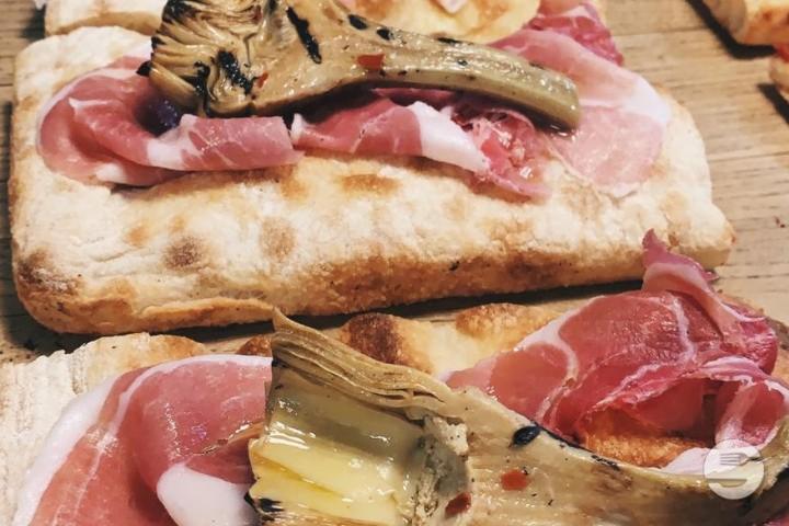 Prosciutto crudo e carciofi - Ritù Pizza Al Taglio