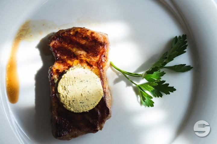 Beef Entrecote with herb butter - Grotto Reale