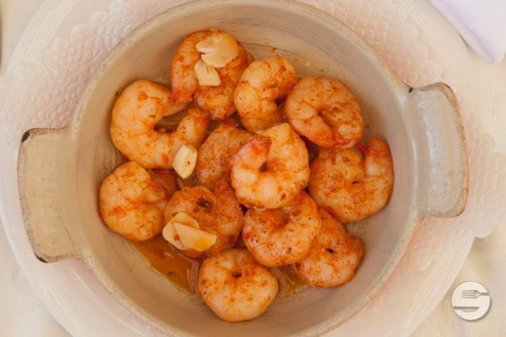 Garlic shrimp - Grotto Reale