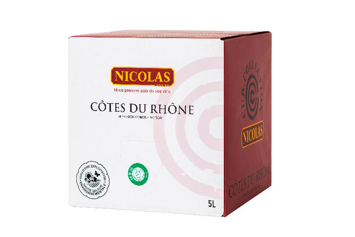 Cub Côtes du Rhônes rouge 5 L - Cave Nicolas