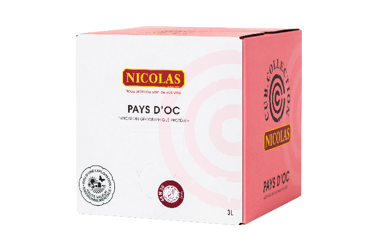 Cub Pays d'Oc rosé 3 L