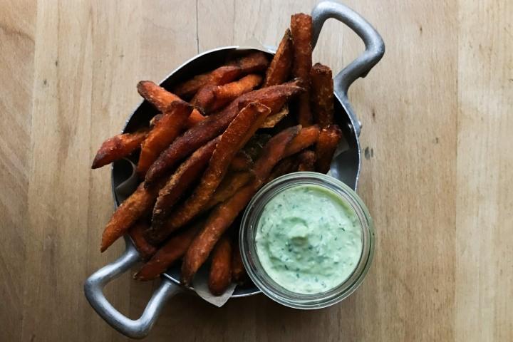 Süsskartoffel Fries V - Bank