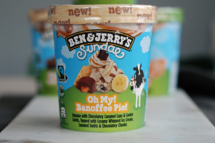 Ben & Jerry’s Sundae Oh My! Banoffee Pie! - Pizzaphone