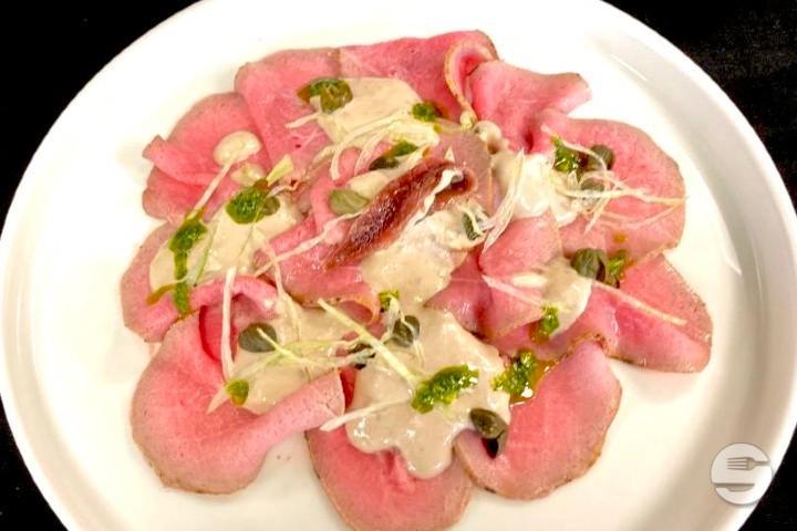 Carpaccio di manzo con carciofi - Mamma Leone