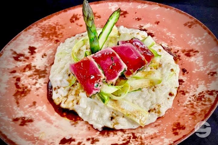 Risotto aspargi con tonno - Mamma Leone