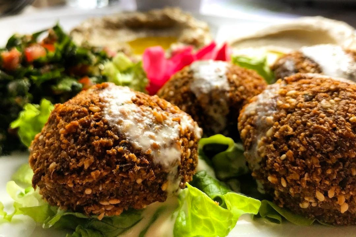 Falafel plate - Street Beirut