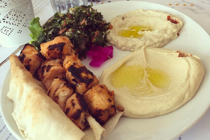 Shish Taouk plate - Street Beirut