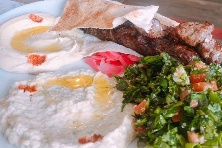 Shish Kebab plate - Street Beirut