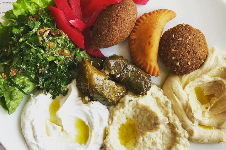 Vegetarian plate - Street Beirut