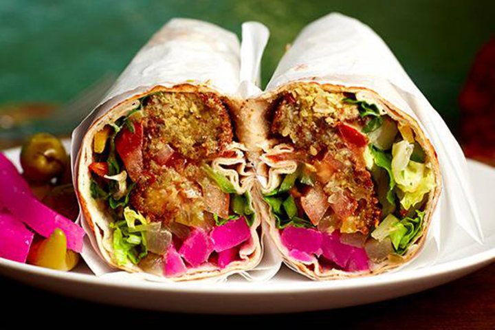 Falafel sandwich - Street Beirut