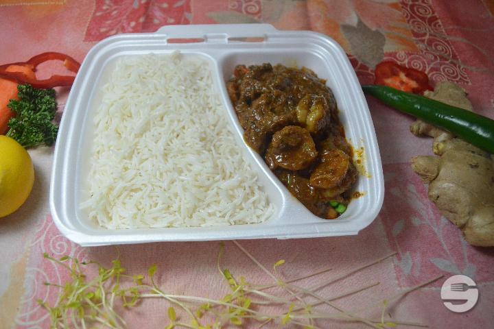Chinga Masala - Indian Thali