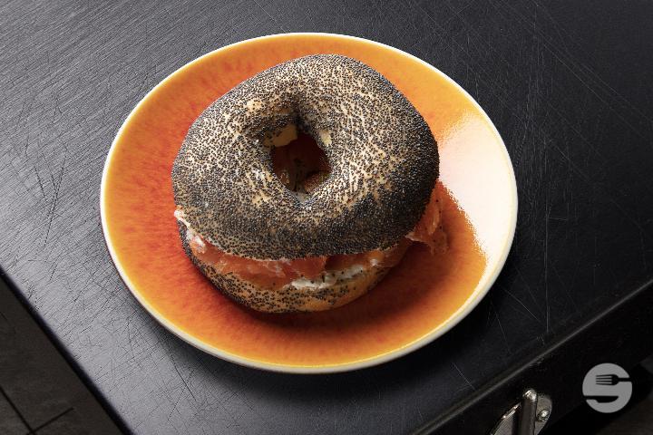 Bagel au saumon fumé - Philippe Chevrier à la Maison