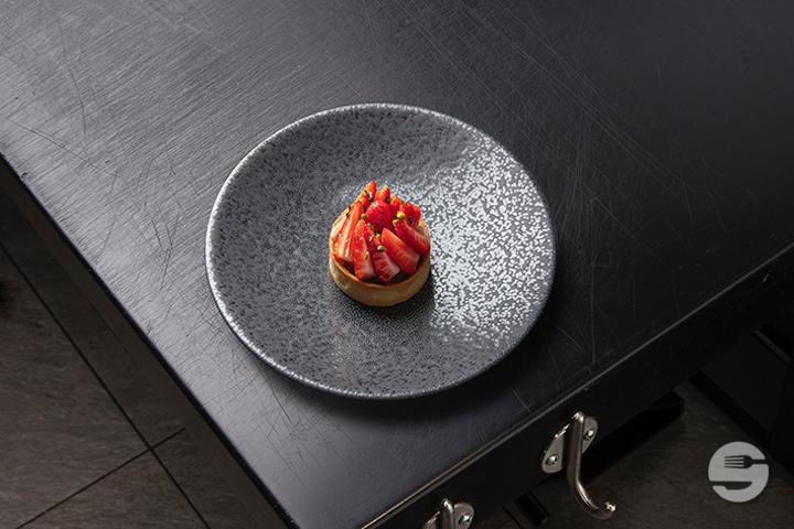 Tartelette aux fraises et pistaches - Philippe Chevrier à la Maison