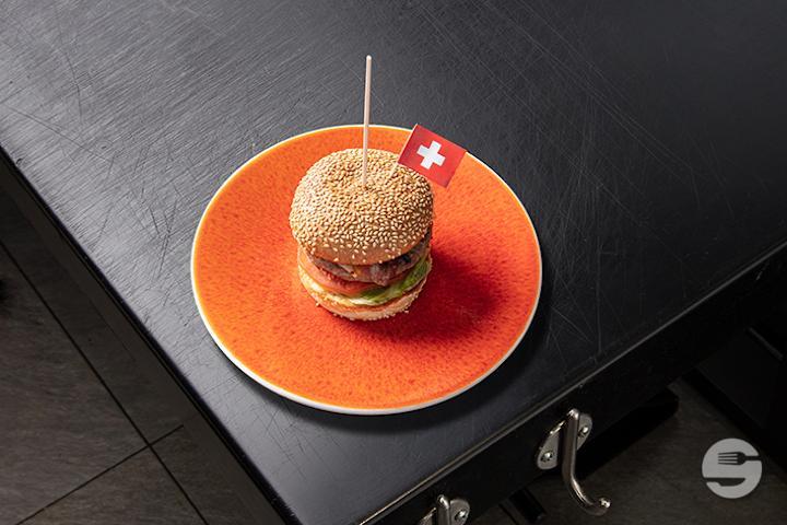 Double hamburger lard et fromage - Philippe Chevrier à la Maison