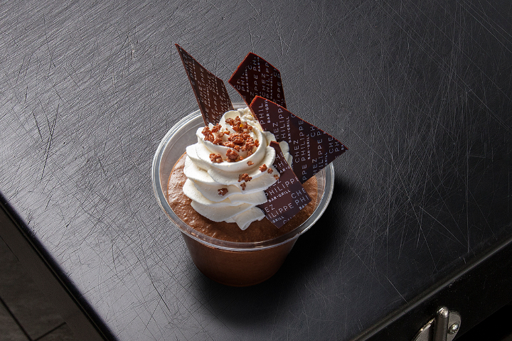Mousse au chocolat et crème fraîche - Philippe Chevrier à la Maison
