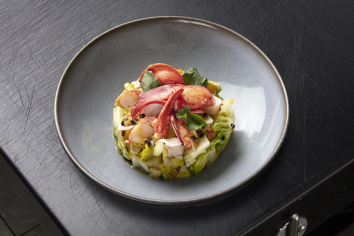 Salade de homard aux coeurs de sucrines - Philippe Chevrier à la Maison
