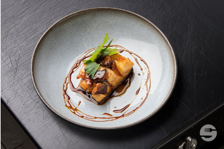 Pavé de cabillaud "charbonnier" rôti et laqué Teriyaki - Philippe Chevrier à la Maison