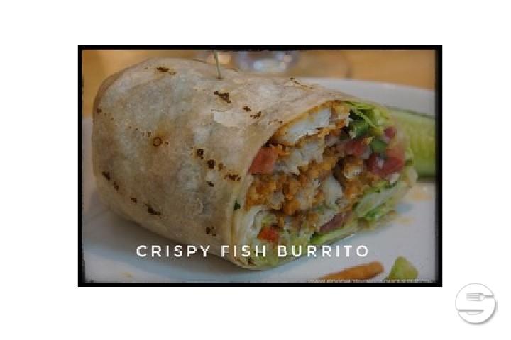 Crispy fish fillet burrito - Burrito King