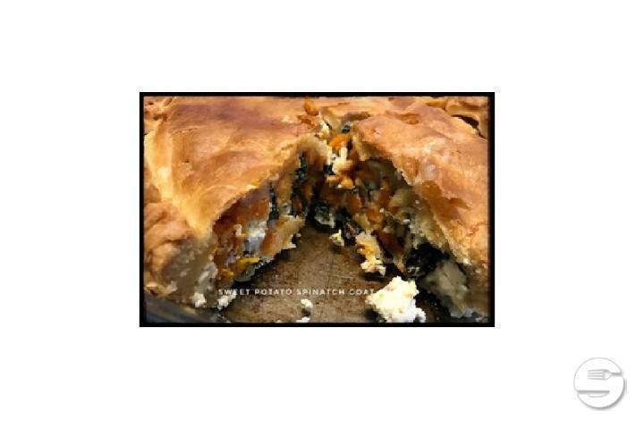 Sweet Potato, Spinach and Goat Cheese - English Pie