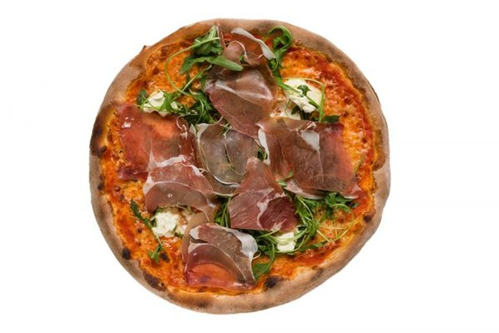 Pizza with raw ham - Bistro Valentino