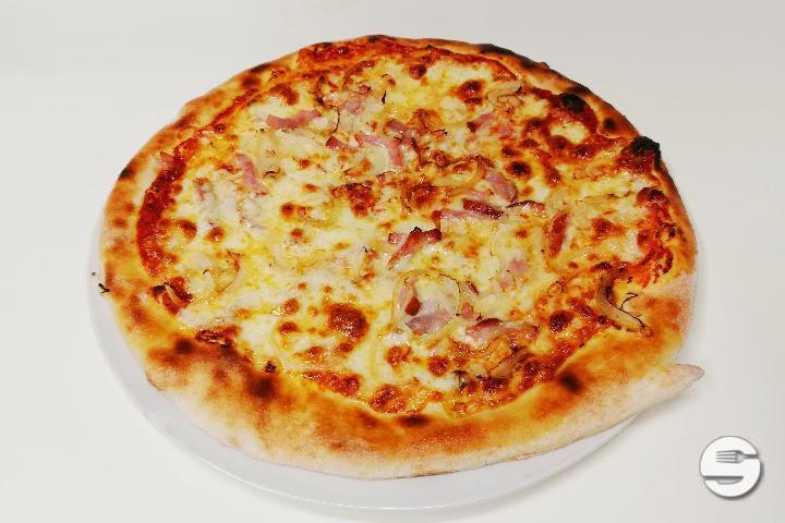 Pizza Carbonara - Bistro Valentino