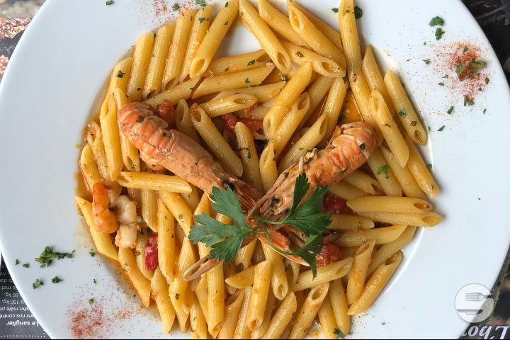 Pennettes with Scampis - La Pergola