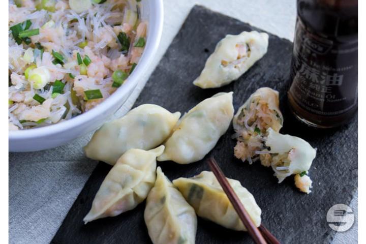 Gedämpfte Teigtaschen mit Crevetten - China Restaurant Lily