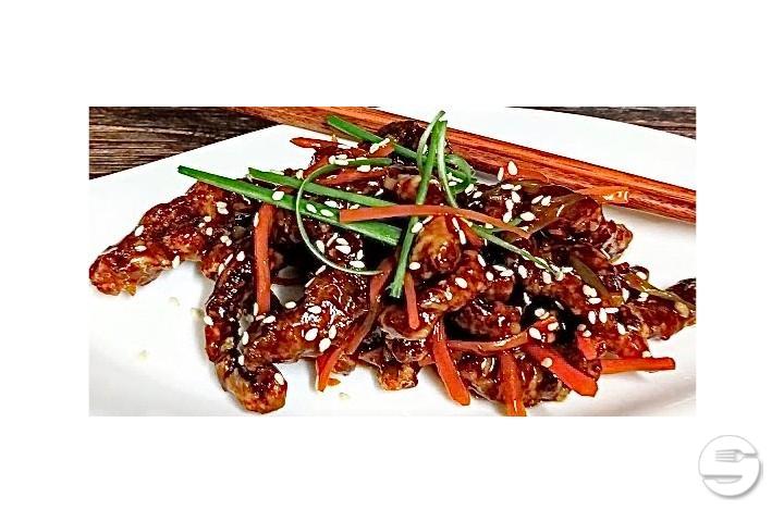 Sautiert mit Frühlingszwiebeln und Ingwer - China Restaurant Lily