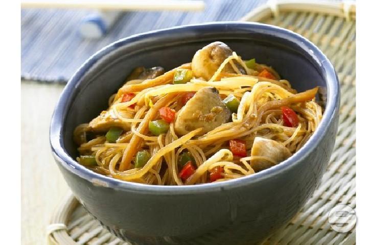Verschiedenes Gemüse mit Glasnudeln - China Restaurant Lily