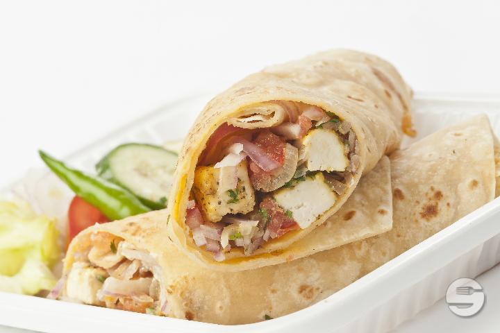 Paneer Tikka Roll - Moksha Resto Lounge Indien