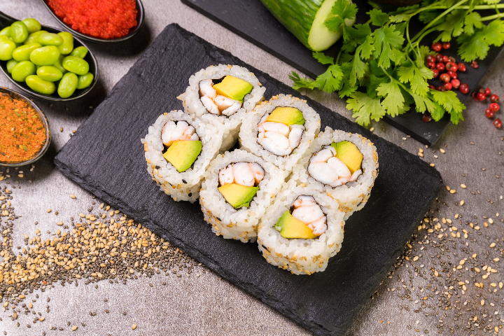 California Crevette Avocat - Sushi Deli