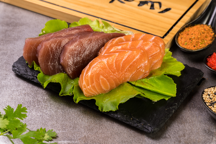 Sashimi Saumon et Thon - Sushi Deli