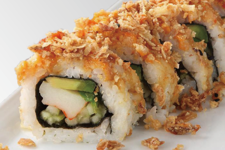 Crunch roll surimi avocat concombre - Sushi Deli