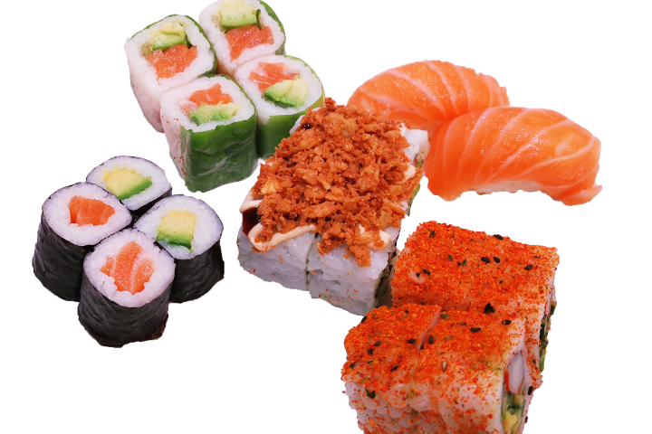 Saumon duo mixte (18pc) - Sushi Deli