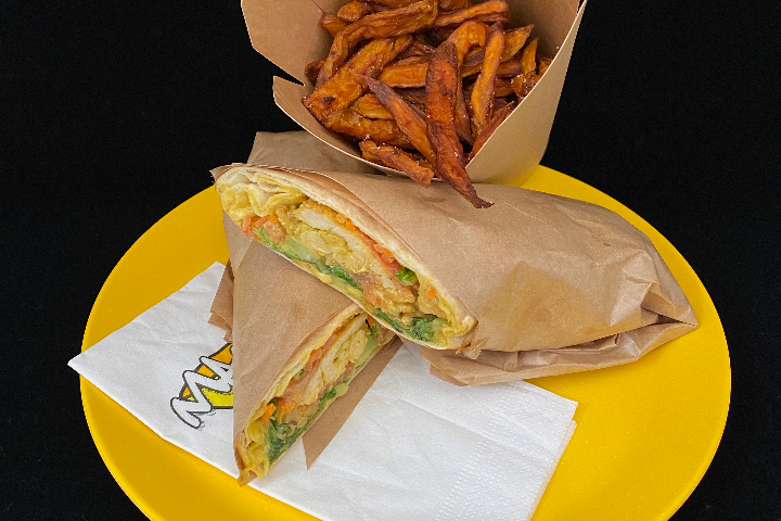 ShawarMams aux falafels et frites de patates douces - MAMS