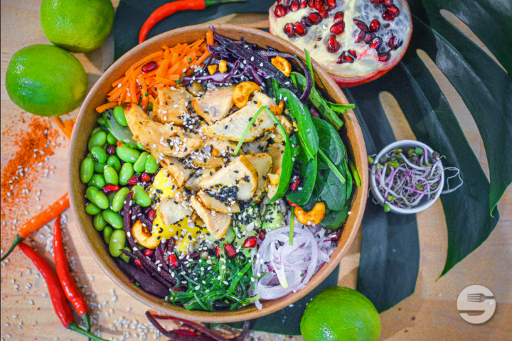 Curry Chicken Bowl - Poke Bowl